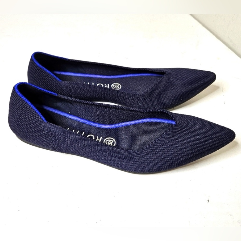 Rothy's The Point In Navy Blue 9 Women's